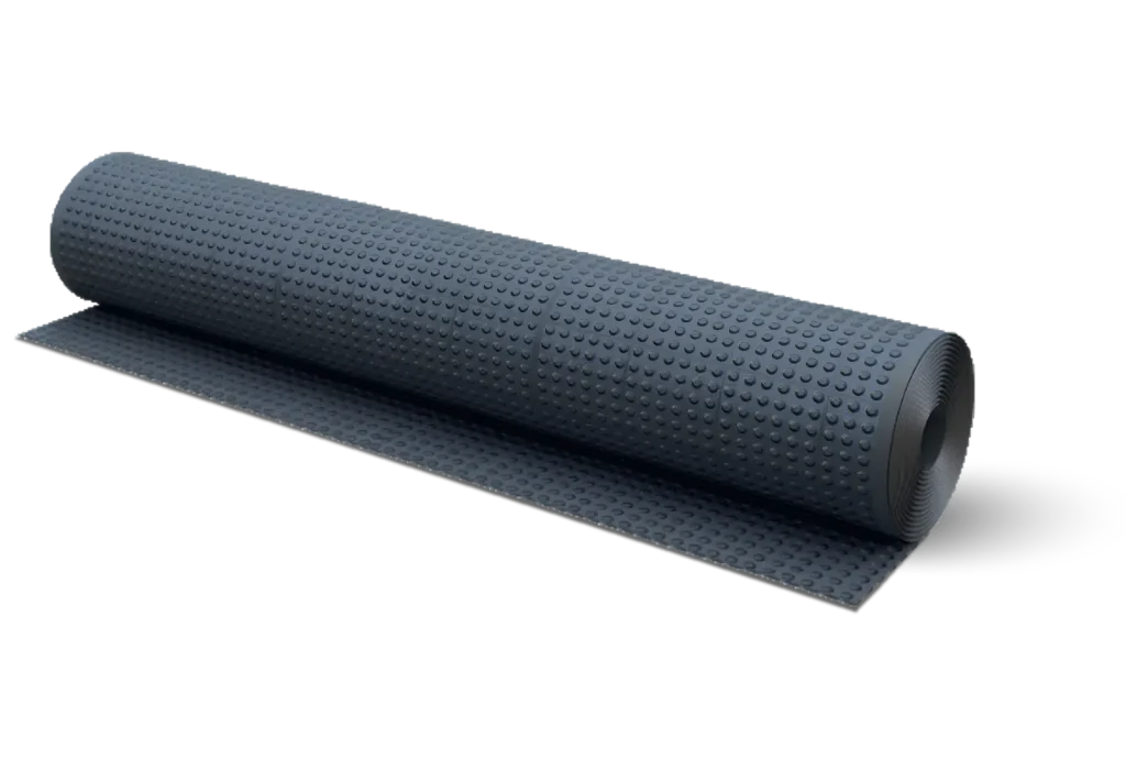 Photo d'un rouleau de protection de soubassement PEHD