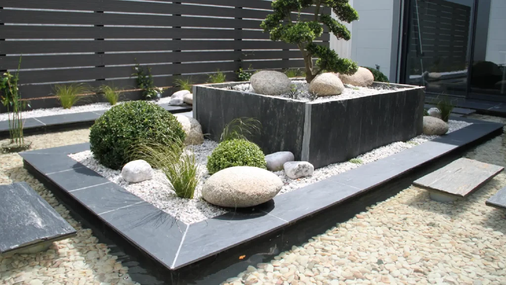 Photo du bassin japonais dans les locaux de Flexirub