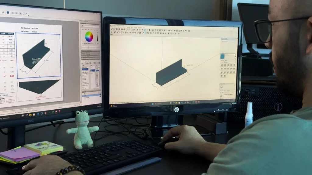 Photo d'un assistant technique au sein du Bureau d'Études de Tunis