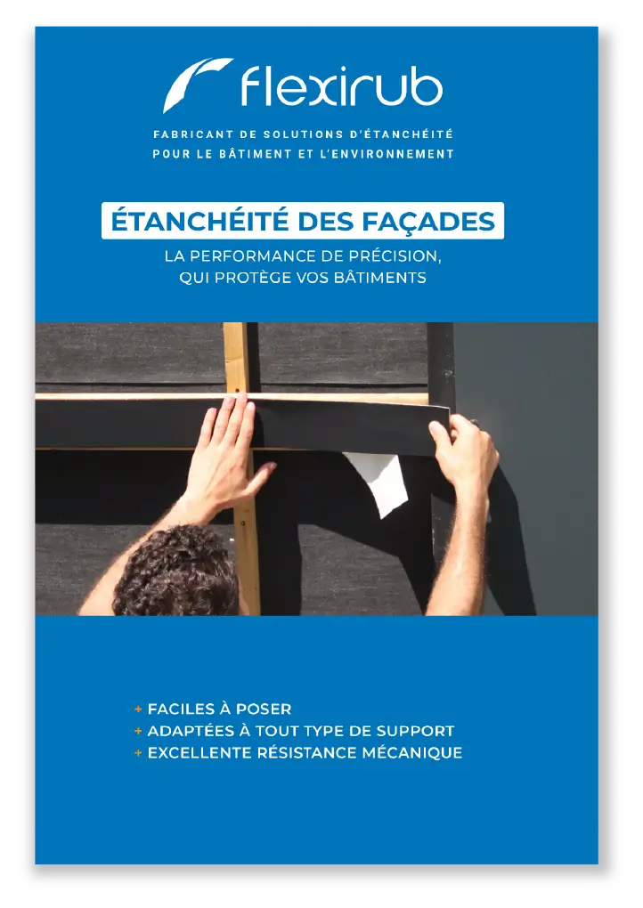 Dépliant sur l'étanchéité des façades par Flexirub