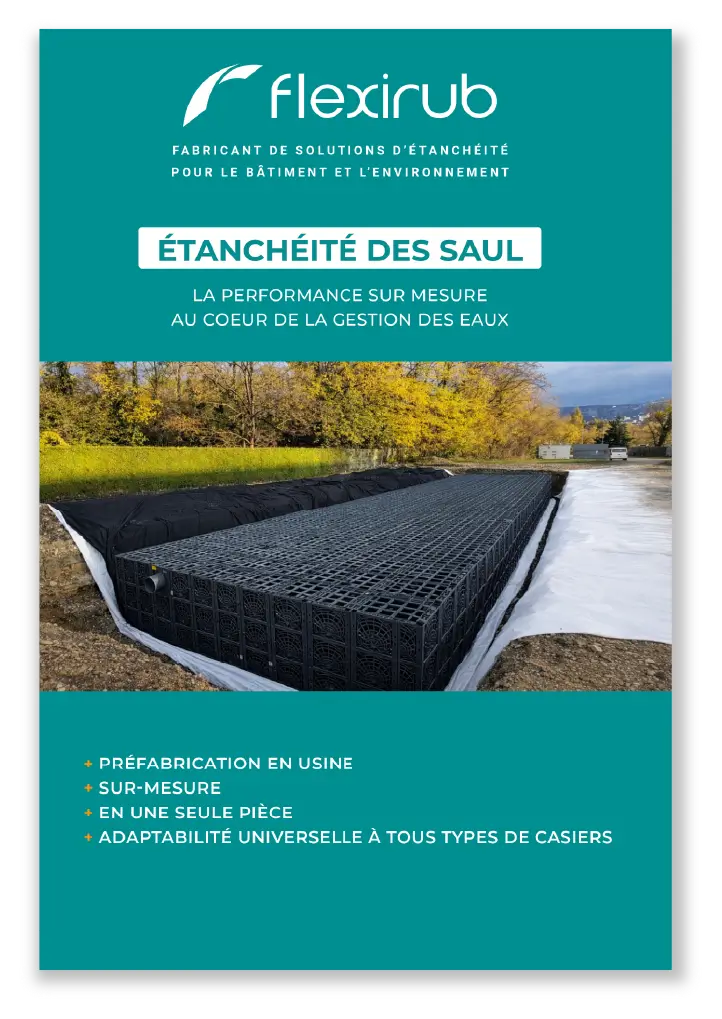 Dépliant sur l'étanchéité des SAUL par Flexirub