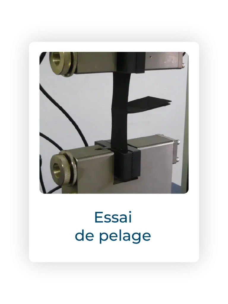 Essai de pelage dans notre laboratoire R&D - Flexirub